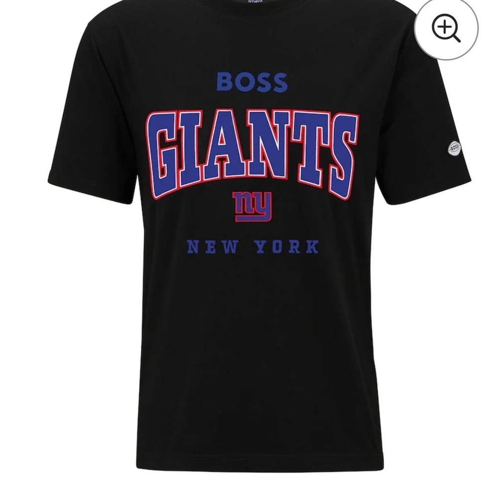 Boss Black T-Shirt with Blue and Red Giants Logo